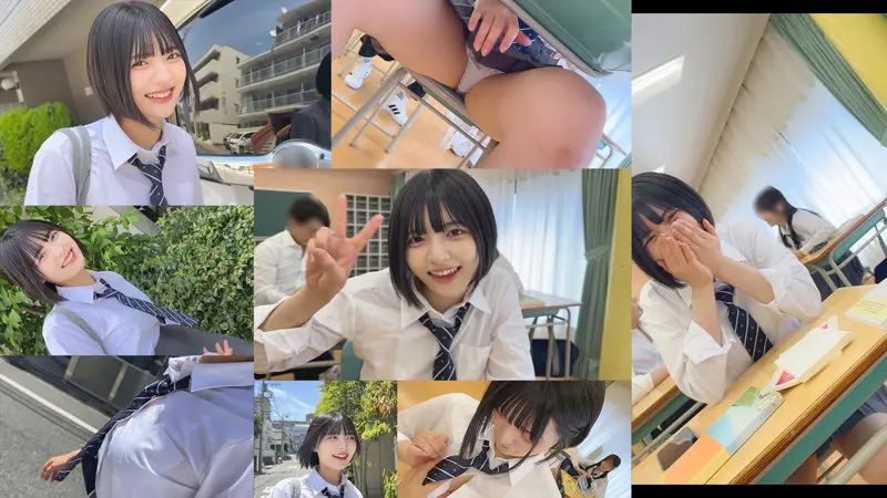 虹村ゆみ | 歴史を変える中出し×素人×制服美女 エロ画像-1